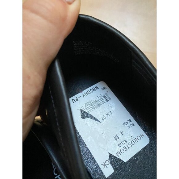 Nordstrom Rack BNWT black l"Myles" penny oafers boys NEW - Picture 6 of 6